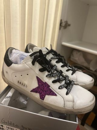 Golden Goose Superstar Morado/Blanco