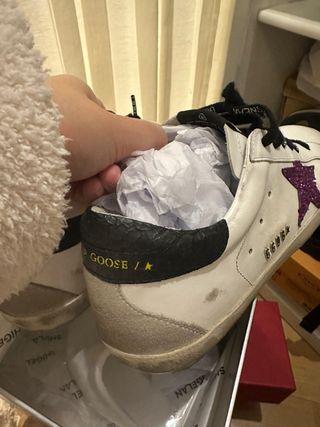 Golden Goose Superstar Morado/Blanco