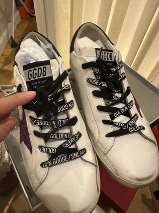 Golden Goose Superstar Morado/Blanco