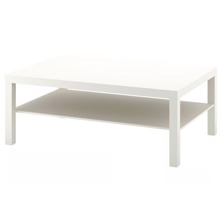 Mesa de centro blanca Ikea en buen estado 118x78