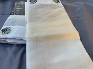 2 Tende Giu 135x275 Filtrante Rigato Tortora/Bianc