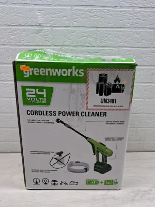 Hidrolimpiadora Greenworks G24PWK4 a batería