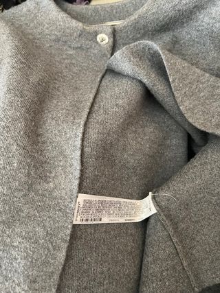 Cárdigan Zara Gris