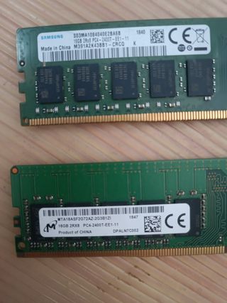 Lote: 32GB DDR4 + I5 8500 + placa base