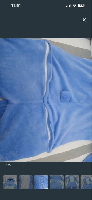 2 Pijamas Stich Talla Única iguales