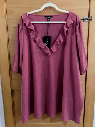 Blusa rosa FSTVL MsMode talla 3XL