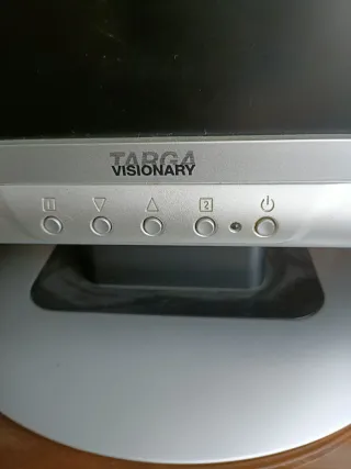 Pantalla Plana Ordenador Plata/Negro