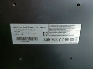 Pantalla Plana Ordenador Plata/Negro