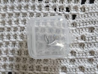 Piercing orelha Prata com Pedras