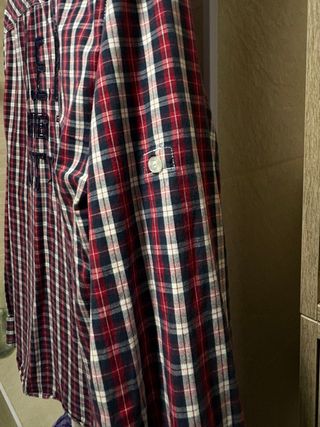 Camisa Seaport a cuadros - Roja/Azul marino/Blanco