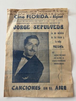 Publicidad Cine Moderno Alginet