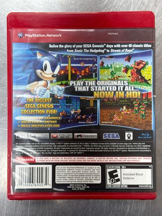 Sonic's Ultimate Genesis Collection, Sony PS3