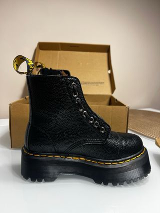 Botas miltares plataforma mujer