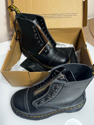 Botas miltares plataforma mujer