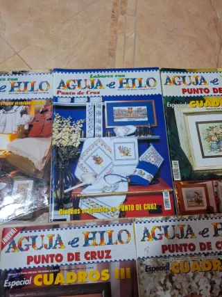 Revistas punto de cruz Aguja e hilo
