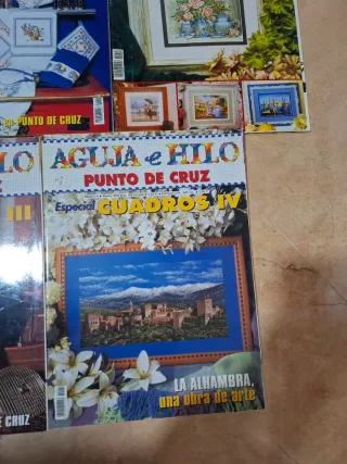 Revistas punto de cruz Aguja e hilo