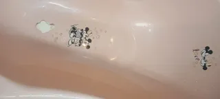 Bañera bebé rosa Mickey Mouse