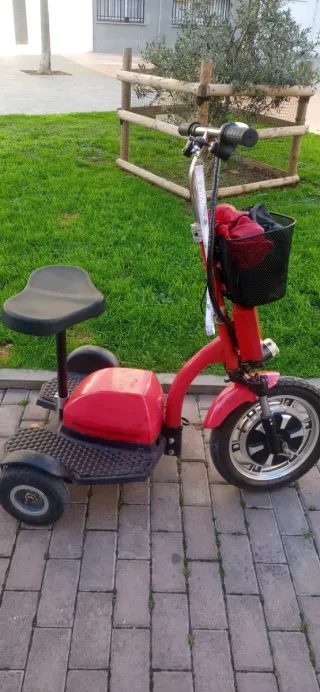 Triciclo Eléctrico Ciclotek Rojo