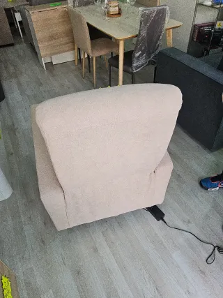 Sillón eléctrico beige