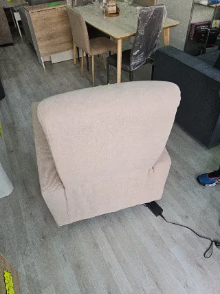 Sillón eléctrico beige