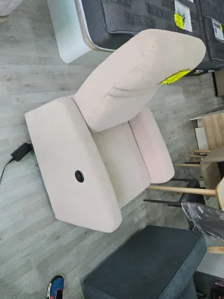 Sillón eléctrico beige