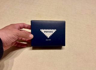 Corbata elegante Privata naranja y roja