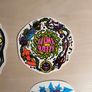 Lote pegatinas Santa Cruz vintage originales