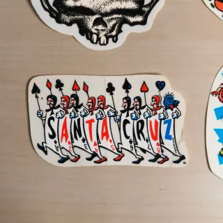 Lote pegatinas Santa Cruz vintage originales