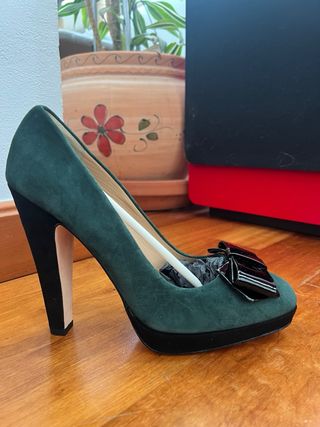 Zapatos Lodi Talla 41 Verdes Sin Estrenar