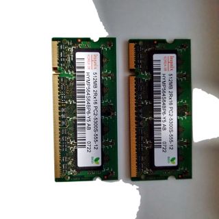 2x 512MB DDR2 SODIMM Hynix PC2-5300S (1GB)