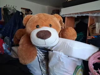 Oso de peluche grande marrón