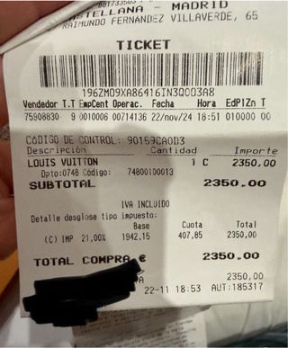 Bolso Louis Vuitton Negro Nuevo