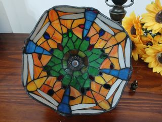 Lámpara Tiffany Libélulas Mesa Cristal