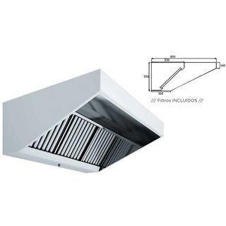 Campana Mural Snack Techo Bajo Elevado De 2m