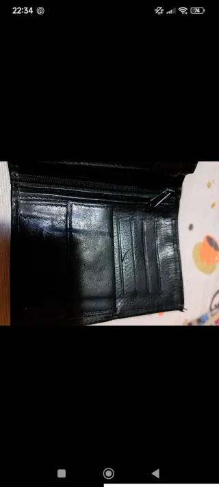 Cartera Visconti Cuero Negra