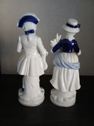 Figuras de porcelana pareja