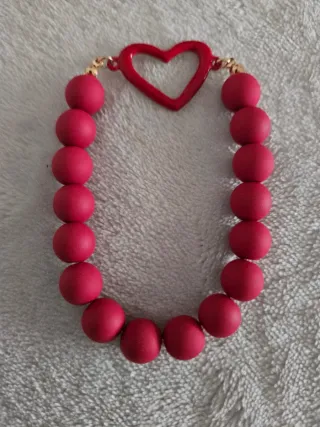 Pulsera Corazón Rojo