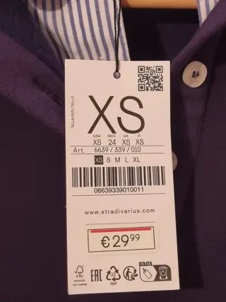 Sudadera azul efecto camisa