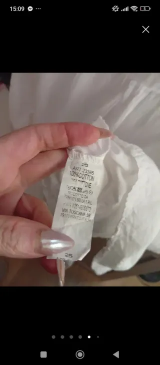 Blusa blanca bordada