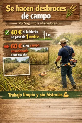 Desbroces de campo