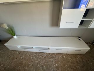 200€ RECOGIDA HOY! Mueble de salón blanco modular