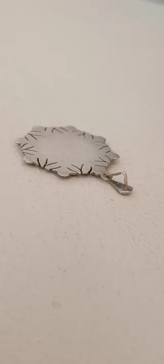 Medalla Religiosa Antigua Art Decó