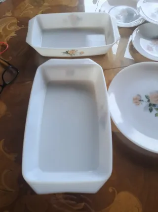 Arcopal Vintage Bandejas y Platos Florales