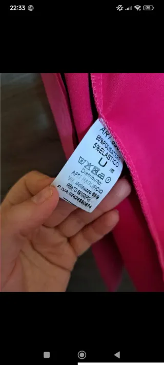 Chaleco largo mujer rosa