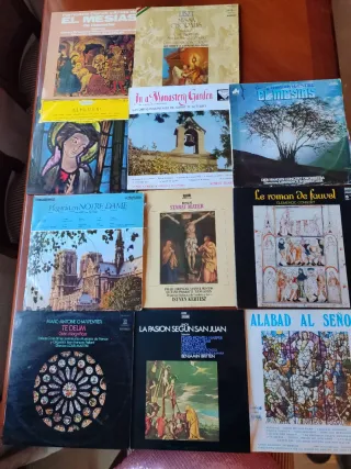 Lote de (11) Vinilos de Música Religiosa