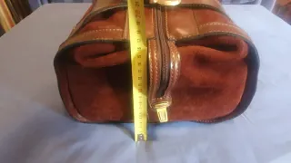 Bolsa de viaje de piel vintage