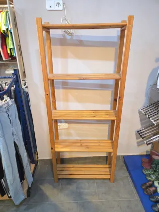 Estantería de madera 173x72x25cm