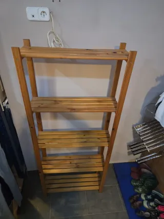 Estantería de madera 173x72x25cm