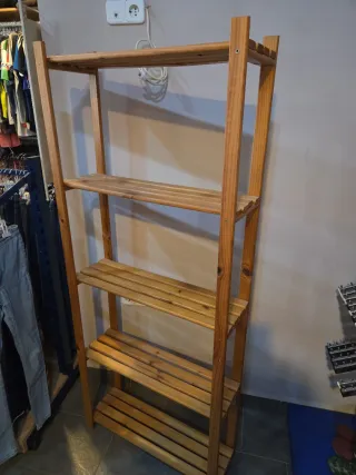Estantería de madera 173x72x25cm
