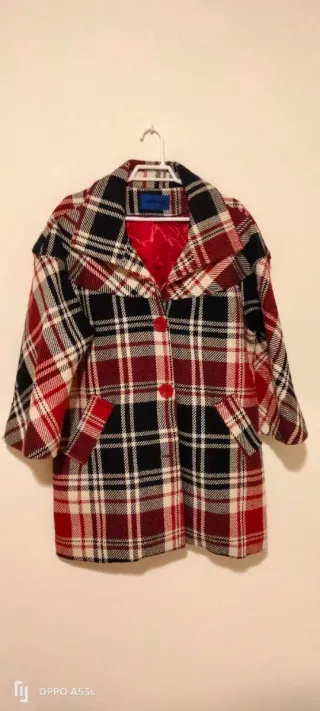 2 Chaquetones de señora a cuadros. Talla 44.